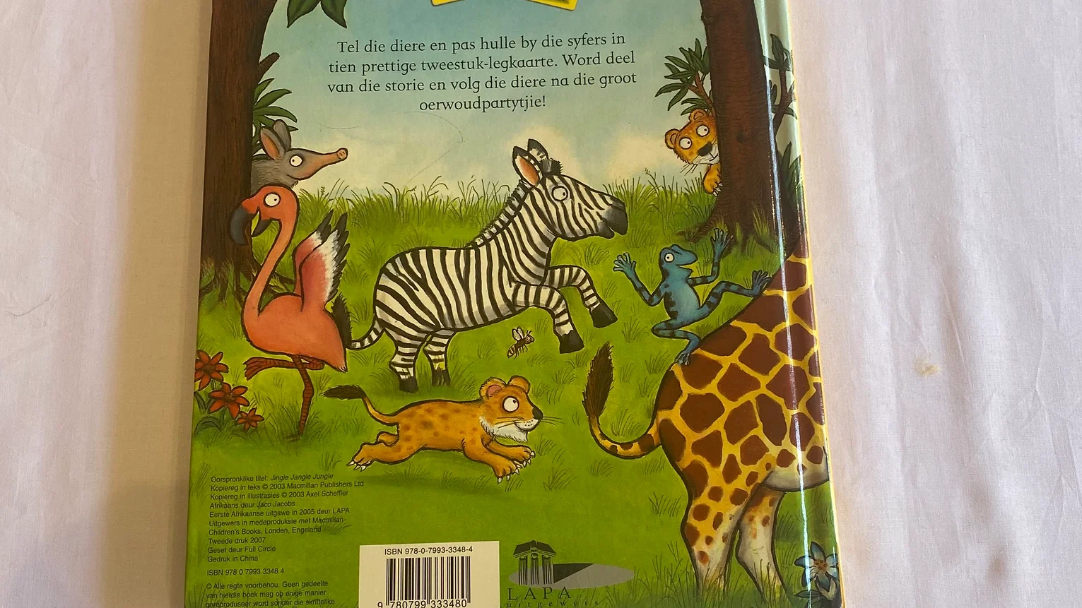 a book with animals on it