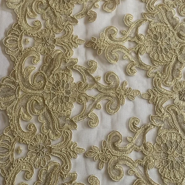 a close up of a lace