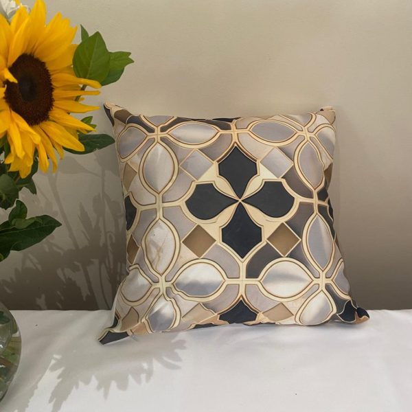 a pillow on a bed