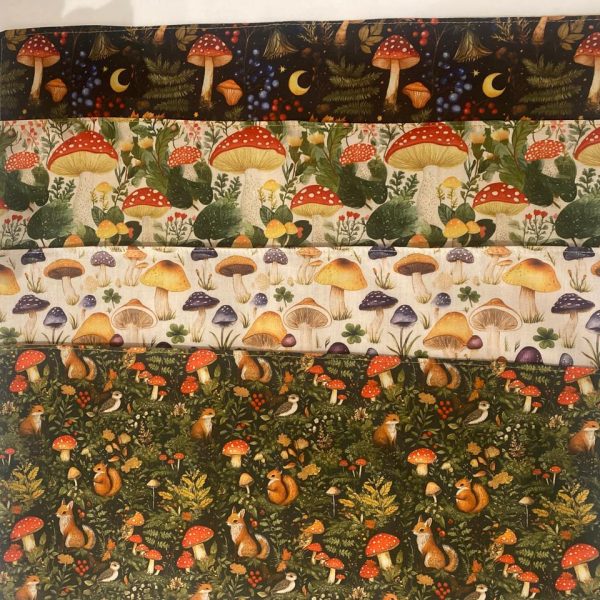 Mushroom Themed Placemats (Set of 4)