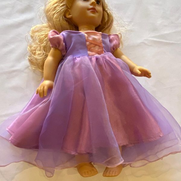 Pink and Purple doll dress