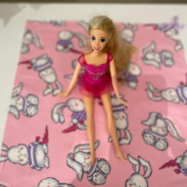 Ballerina Barbie Doll with blanket
