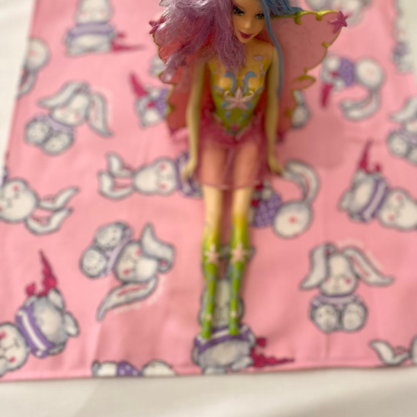 Jungle Fairy Barbie Doll with blanket