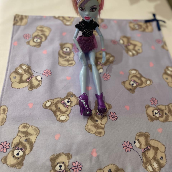 Monster High Barbie Doll with blanket