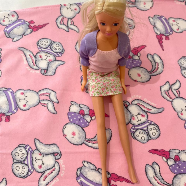 Spring Fashion Doll with blanket